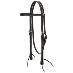 Weaver Leather Weaver Black Leather Browband Headstall