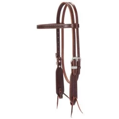 Weaver Leather Weaver Synergy Hand-Tooled Mayan Browband Headstall With Designer Hardware