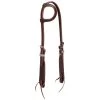 Weaver Leather Weaver Synergy Hand-Tooled Mayan Sliding Ear Headstall With Designer Hardware