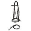 Horze Weston Flash Bridle With Reins 2 Horze Weston Flash Bridle With Reins -Equestrian Supplies 10017 bl web