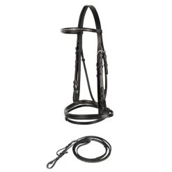 Horze Weston Flash Bridle With Reins