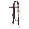 Weaver Leather Weaver Synergy Burgundy Latigo Leather Performance Browband Headstall -Equestrian Supplies 100570006
