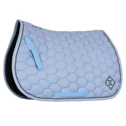 Horze Navajo Double Corded All Purpose Saddle Pad - Cashmere Blue