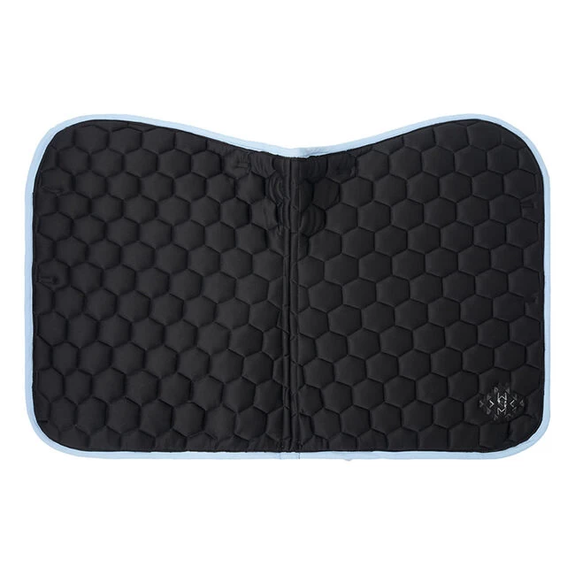 Horze Navajo Double Corded All Purpose Saddle Pad - Cashmere Blue 4 Horze Navajo Double Corded All Purpose Saddle Pad - Cashmere Blue - Image 2