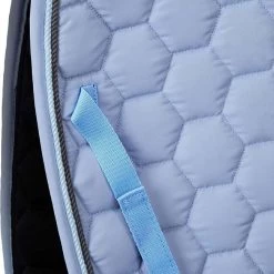 Horze Navajo Double Corded All Purpose Saddle Pad - Cashmere Blue 9 Horze Navajo Double Corded All Purpose Saddle Pad - Cashmere Blue -Equestrian Supplies 17442CBLBF 4