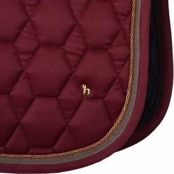Horze Kenya Anti-Slip All Purpose Saddle Pad - Rhubarb Dark Red -Equestrian Supplies 17444RREF 3