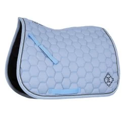 Horze Navajo Double Corded Dressage Saddle Pad - Cashmere Blue