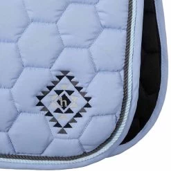 Horze Navajo Double Corded Dressage Saddle Pad - Cashmere Blue -Equestrian Supplies 17452CBLBF 3