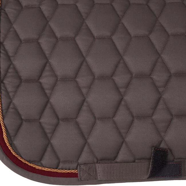 Horze Kenya Anti-Slip Dressage Saddle Pad - Iron Grey Brown 4 Horze Kenya Anti-Slip Dressage Saddle Pad - Iron Grey Brown - Image 2