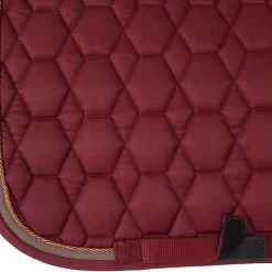 Horze Kenya Anti-Slip Dressage Saddle Pad - Rhubard Dark Red 8 Horze Kenya Anti-Slip Dressage Saddle Pad - Rhubard Dark Red -Equestrian Supplies 17454RREF 3