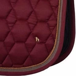 Horze Kenya Anti-Slip Dressage Saddle Pad - Rhubard Dark Red 9 Horze Kenya Anti-Slip Dressage Saddle Pad - Rhubard Dark Red -Equestrian Supplies 17454RREF 4