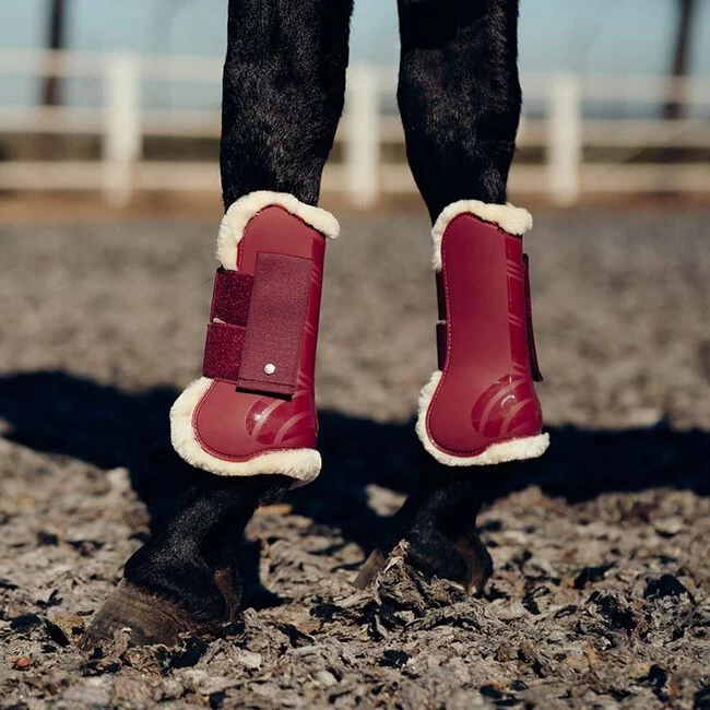 Horze Caliber Tendon Boots With Faux Fur Lining 8 Horze Caliber Tendon Boots With Faux Fur Lining - Image 6