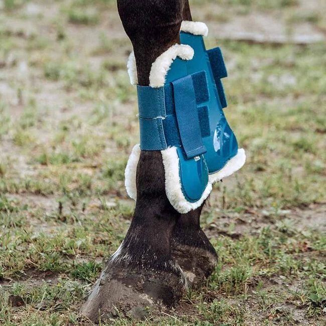 Horze Caliber Tendon Boots With Faux Fur Lining 6 Horze Caliber Tendon Boots With Faux Fur Lining - Image 4