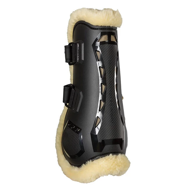 Back On Track Airflow Tendon Boots With Faux Fur 3 Back On Track Airflow Tendon Boots With Faux Fur