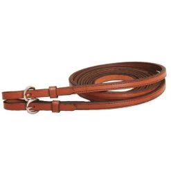Tory Leather Partial Double Stitched Split Reins