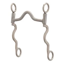 Weaver Leather Weaver Pro Series Long 8-1/4" Cheek Brushed Stainless Steel Bit