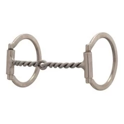 Weaver Leather Weaver Pro Series Offset D-Ring Brushed Stainless Steel Snaffle Bit