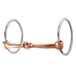 Weaver Leather Weaver Professional Copper Mouth Loose Ring Snaffle Bit