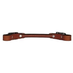 Weaver Leather Weaver Bridle Leather Rounded Curb Strap - Rich Brown