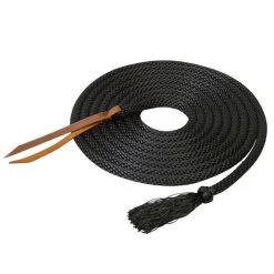 Weaver Leather Weaver Silvertip Solid Braid Mecate - Black - 22'