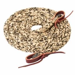 Weaver Leather Weaver Silvertip Hollow Braid Trail Reins -Equestrian Supplies 355300W29