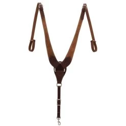 Weaver Leather Weaver Rough Out Oiled Canyon Rose Pulling Breastcollar