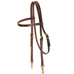 Tory Leather Snap End Browband Headstall