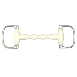 Happy Mouth Racing Dee-Shaped Mullen Mouth Riding Bit