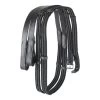 Camelot Anti-Slip Rubberized Reins With Stops 2 Camelot Anti-Slip Rubberized Reins With Stops -Equestrian Supplies 470357BK