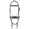 Ovation Juliana Traditional Flash Dressage Bridle -Equestrian Supplies 475068BLKHRSE