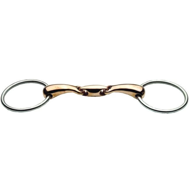 Korsteel JP Loose Ring Copper Oval Link Bit 3 Korsteel JP Loose Ring Copper Oval Link Bit
