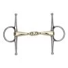 Shires Full Cheek With Brass Alloy Lozenge Mouth 2 Shires Full Cheek With Brass Alloy Lozenge Mouth -Equestrian Supplies 6214