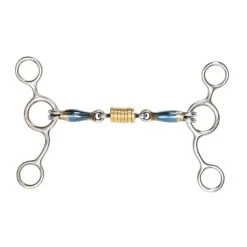 Shires Blue Sweet Iron Tom Thumb With Roller Link