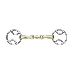 Shires Bevel Bit With Brass Alloy Lozenge Mouth