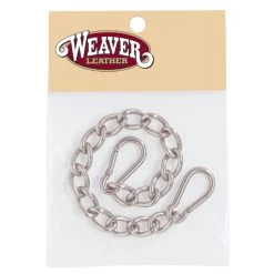 Weaver Leather Weaver Curb Chain With Safety Spring Snaps