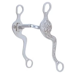 Myler Embossed Seven Shank With Sweet Iron Forward Tilt Ported Barrel MB 36