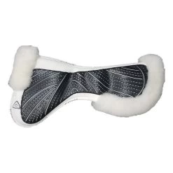 Acavallo Close Contact Gel & Memory Foam Half Pad With Sheepskin
