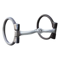 Professional's Choice Bob Avila D-Ring Snaffle Bit With Silver