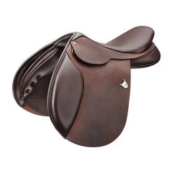 Bates Caprilli Close Contact Heritage Leather Saddle With Forward Flap