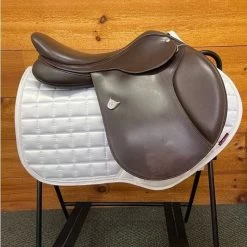 Demo - Bates Caprilli Close Contact Heritage Leather Saddle - Brown - 17.5" -Equestrian Supplies BCCCRBHCBR44 5