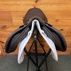 Demo - Bates Caprilli Close Contact Heritage Leather Saddle - Brown - 17.5" -Equestrian Supplies BCCCRBHCBR44 8