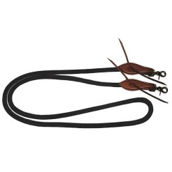 Triple E 10' Double-Braided Nylon Rope Game Reins - Black