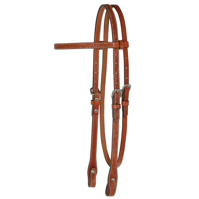 Circle Y Classic Floral Browband Headstall 4 Circle Y Classic Floral Browband Headstall - Image 2