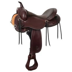 Circle Y Bluestem Wood Tree Trail Saddle