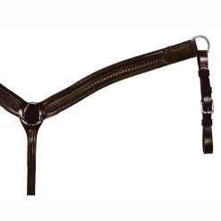 Circle Y Contoured Shell Tooled Breastcollar 7 Circle Y Contoured Shell Tooled Breastcollar -Equestrian Supplies CY42332001