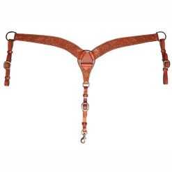 Circle Y Contoured Classic Floral Breastcollar 10 Circle Y Contoured Classic Floral Breastcollar -Equestrian Supplies CY42431104 1