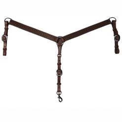 Circle Y Straight Basketweave Breastcollar