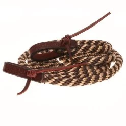 Double Diamond 7/16" (#4120 Series) Braided Polypropylene Roping Rein -Equestrian Supplies DD4120S206