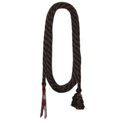 Double Diamond Solid Braid Poly Rope Mecate -Equestrian Supplies DD8222402