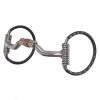 Reinsman Diamond R Ported Roller Dee Ring Bit -Equestrian Supplies DR213